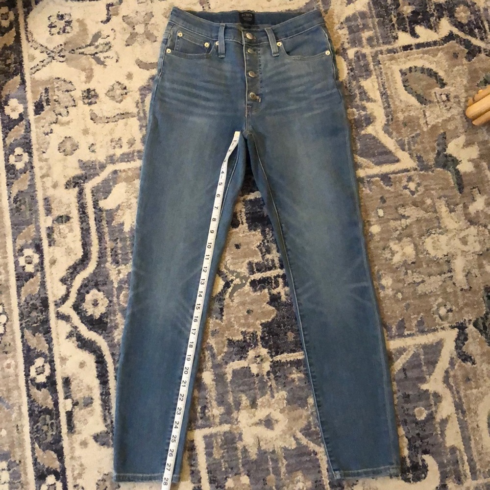 J.Crew high rise 5 button jeans